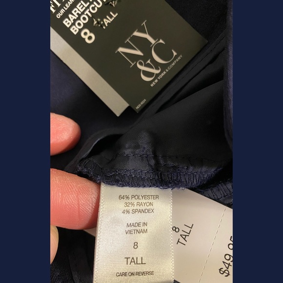 7th Ave NY&CO bootcut stretch trousers - Picture 3 of 3